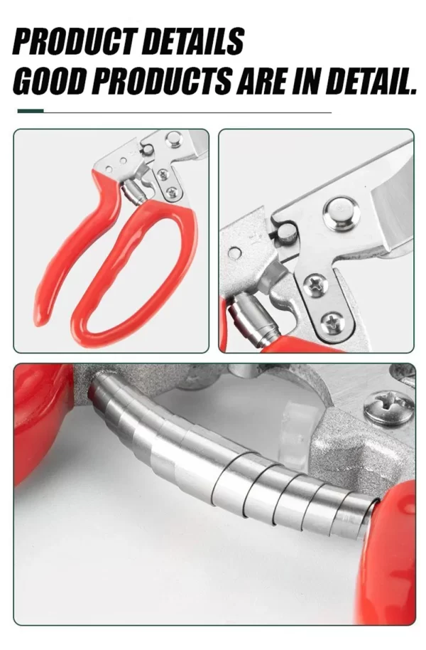 Ergonomic Pruning Shears Cr-v with Spring - Image 14