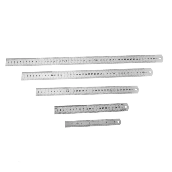 Stainless Steel Metal Straight Ruler Precision Double Sided Precision Measuring Tool - Image 19
