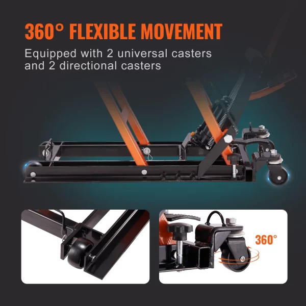 VEVOR Steel Hydraulic Motorcycle Jack Stand 1500 LBS ATV Scissor Lift Jack - Image 6