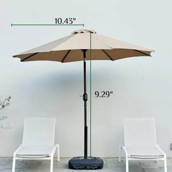 JHK Outdoor Patio Umbrella UV Protection - Image 8