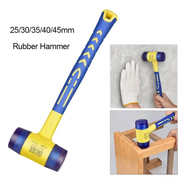 Rubber Hammer 25/30/35/40/45mm Double Head - Image 2