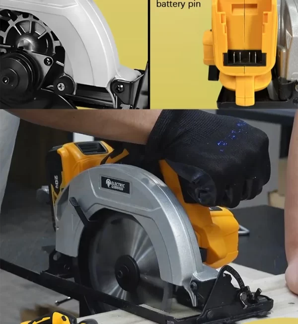 7Inch Cordless Electric Circular Saws For Dewalt 20V Battery - Image 14