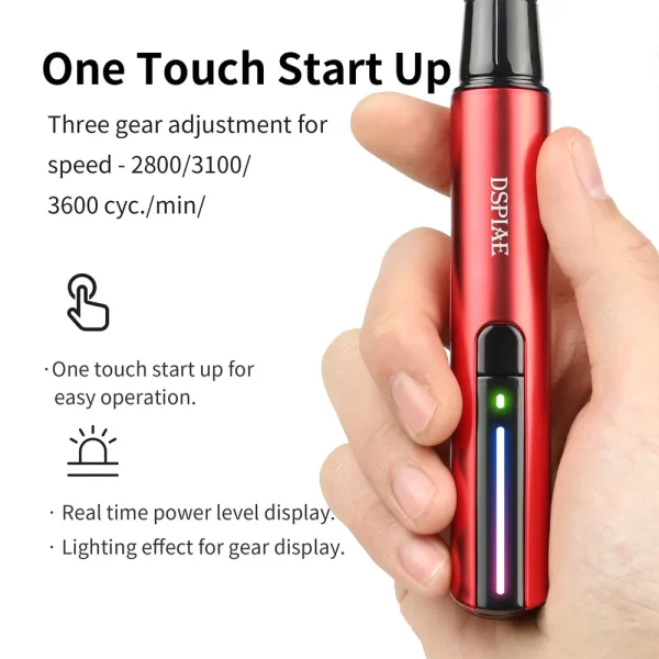 DSPIAE ES-A Reciprocating Sander DIY Electric USB Charge Grinding Pen Plastic Model Sanding Heads Sandpaper - Image 2