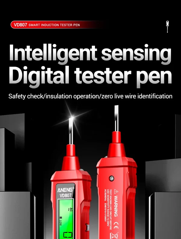 ANENG VD807 50/60Hz Smart Electric Pen Tester - Image 10