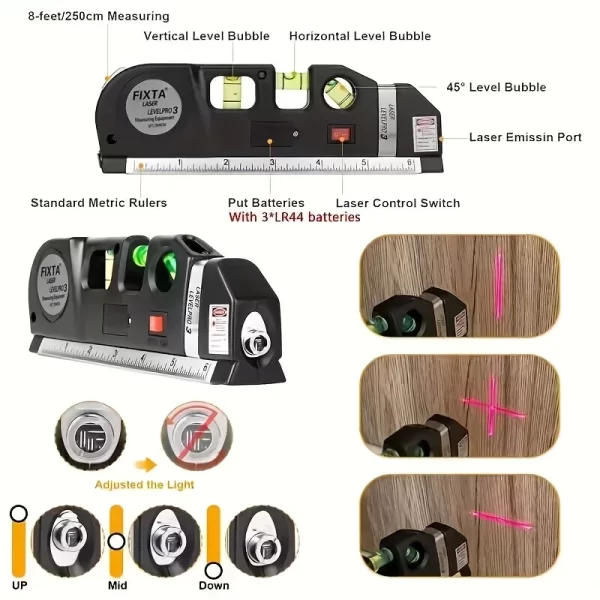 Easy to Use Laser Level Line Tool Multipurpose Laser Level - Image 5