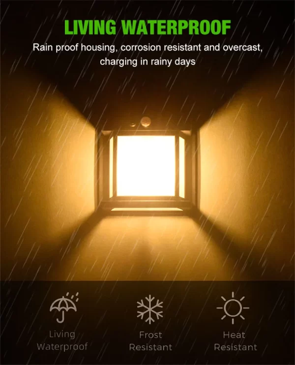 Solar Wall Lights Wireless Motion Sensor Security Lamps Dusk to Dawn 1~8PCS - Image 16