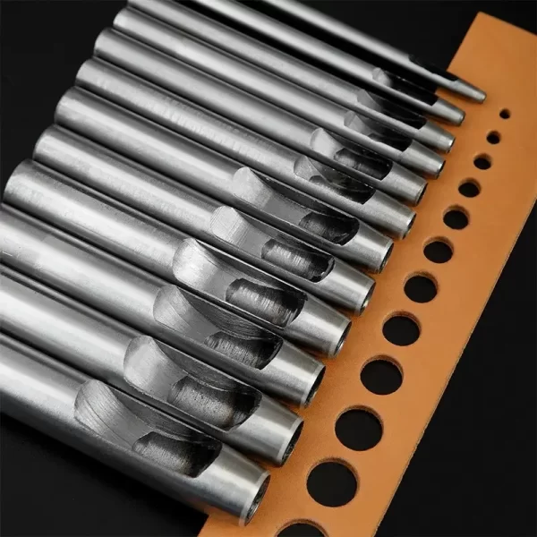 WUTA 5-15 Pcs Kit Hollow Punch Set Round Hole Punch Tool - Image 10