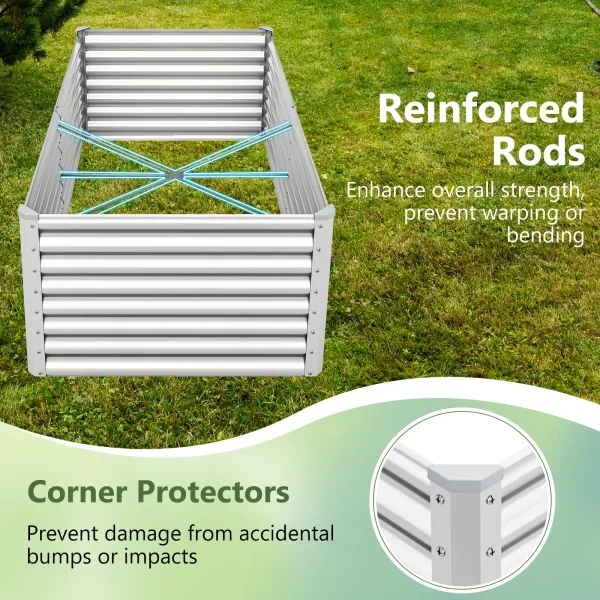 Raised Garden Bed Large Metal Planter Box Kit - Image 12