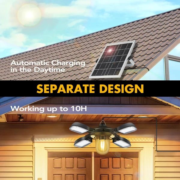 192led Solar Powered Barn Light Solar Shed Light - Image 3