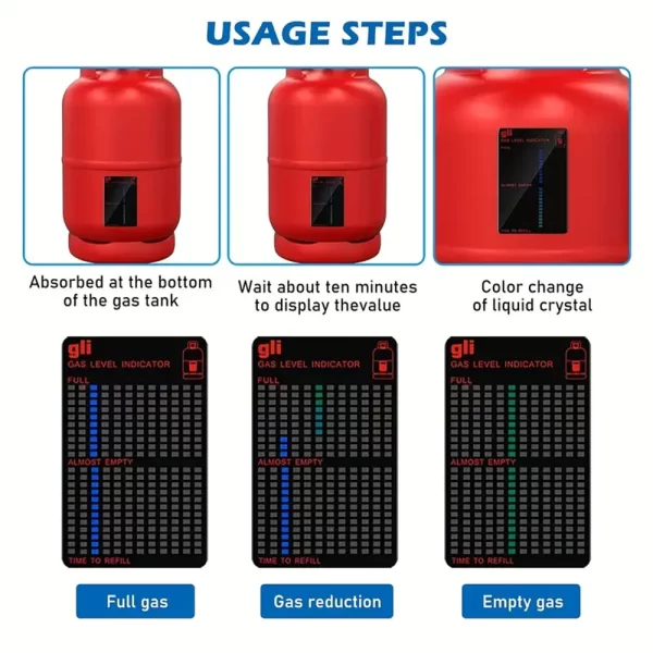 Gas Indicator Level Practical Propane Butane LPG Fuel Gas Tank Level Indicator - Image 5
