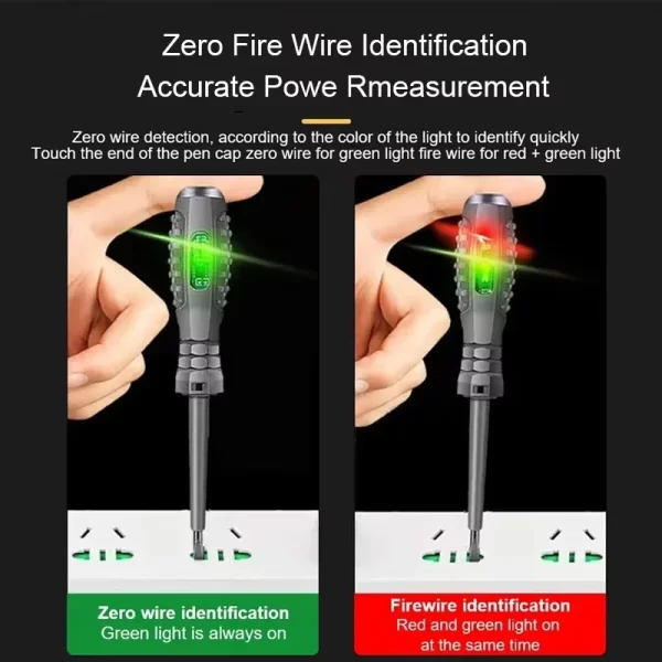 Multifunctional Electrician Test Screwdriver AC Non-contact Induction Test Pen - Image 6