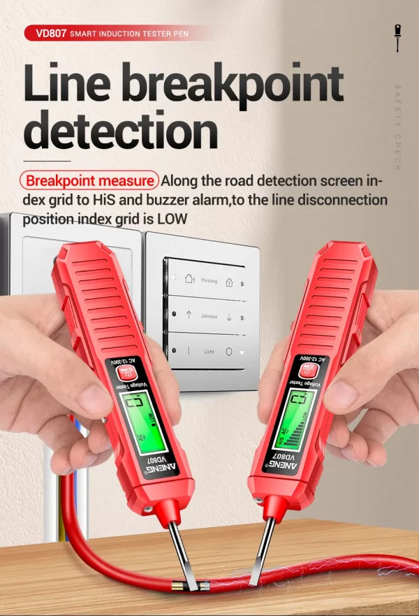 ANENG VD807 50/60Hz Smart Electric Pen Tester - Image 18