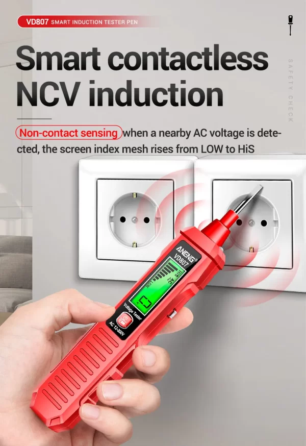 ANENG VD807 50/60Hz Smart Electric Pen Tester - Image 17