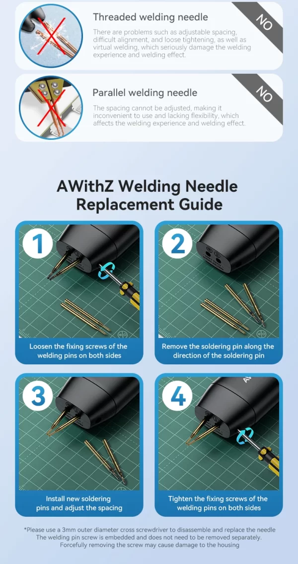 AWithZ Portable Spot Welder DIY Handheld Spot Welding Machine 90 Gears Adjustable Spot Welding for 18650 Lithium Battery - Image 30