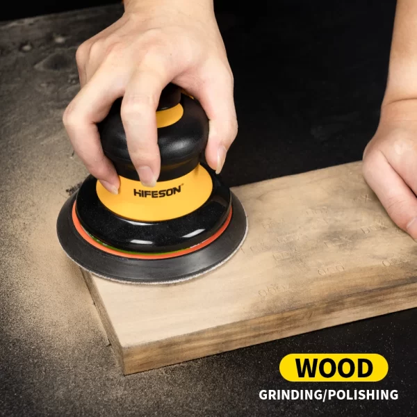 HIFESON 5inch/6inch Pneumatic Orbital Sander Air Polisher - Image 6