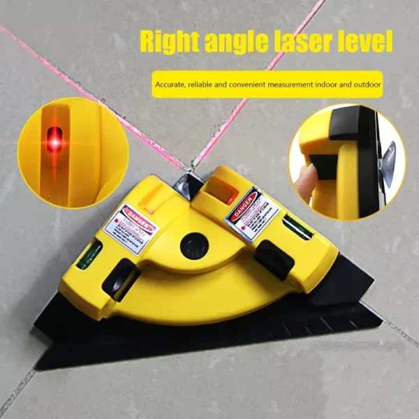 90 Degree Triangle Laser Level Tile Laying Tool