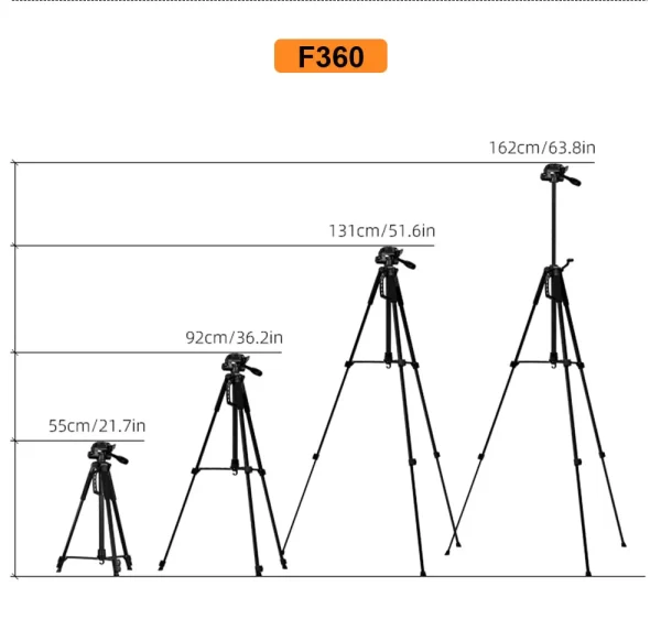 Portable Lightweight Tripod & Laser Levels Accressios With Carrying Bag and 1/4 Inch Thread - Image 13