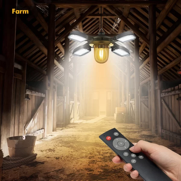 192led Solar Powered Barn Light Solar Shed Light - Image 18