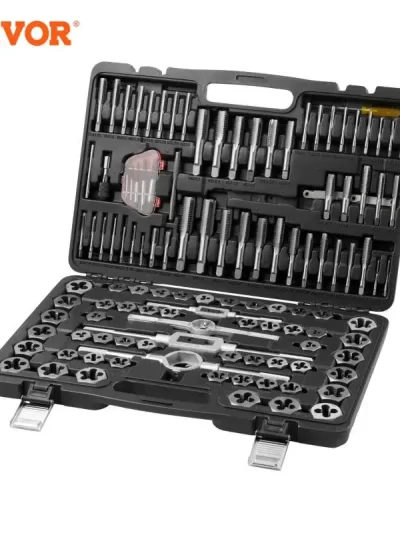 VEVOR 116-Piece Tap and Die Set Include Metric and SAE Size