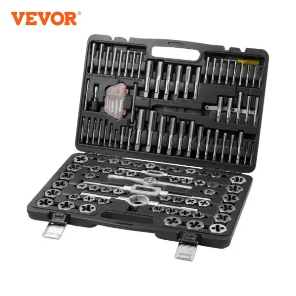 VEVOR 116-Piece Tap and Die Set Include Metric and SAE Size
