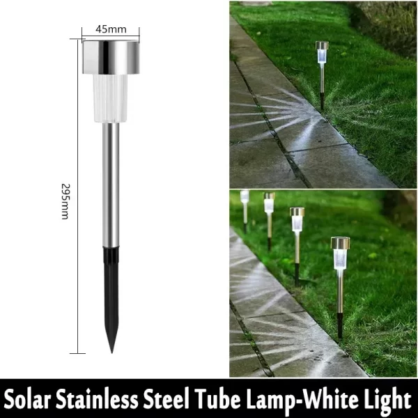 Solar Outdoor Lights Garden Lamp Solar Powered Waterproof Landscape Path lights - Image 8