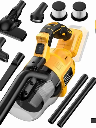 Handheld Vacuum Cleaner with 2pcs Filter  Electric Cordless Vacuum