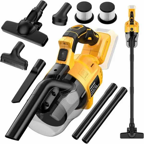 Handheld Vacuum Cleaner with 2pcs Filter  Electric Cordless Vacuum