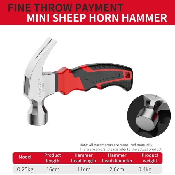 Claw Hammer Mini Integrated Nail Hammer - Image 8