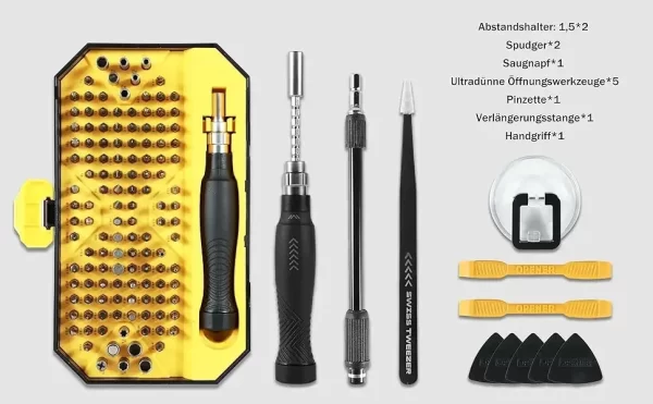 JAKEMY JM-8183 145 In 1 Precision Screwdriver Set Hex Phillips Magnetic - Image 13