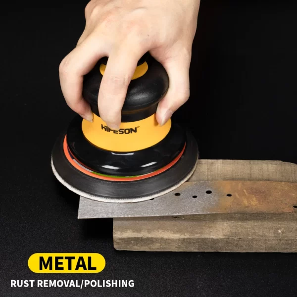 HIFESON 5inch/6inch Pneumatic Orbital Sander Air Polisher - Image 12