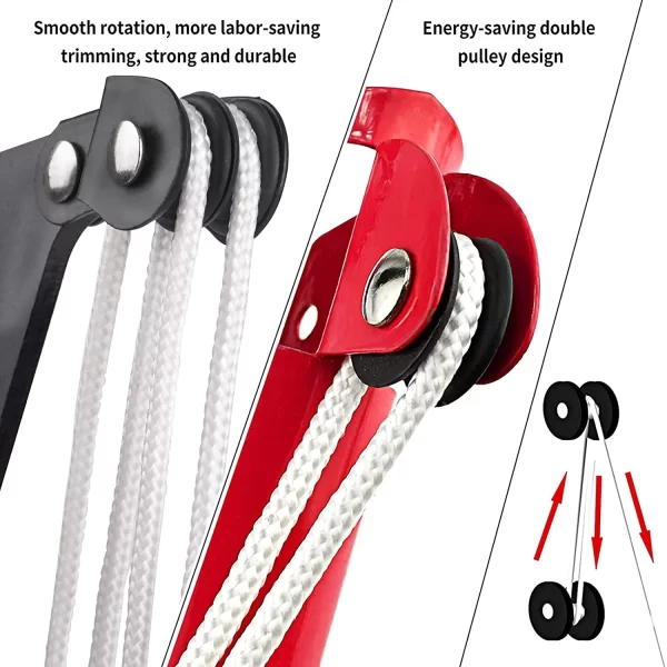 High Altitude Three Pulley Pruning Scissors Without Rod - Image 14