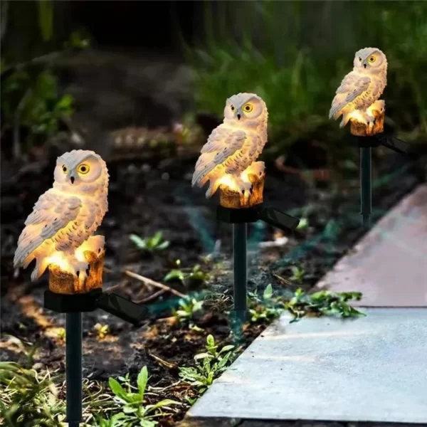 Solar Lamp Owl /ParrotAnimal Solar Garden Lights - Image 2