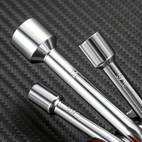 Portable Sleeve Tool Combos Set, Folding Socket Wrench, - Image 10