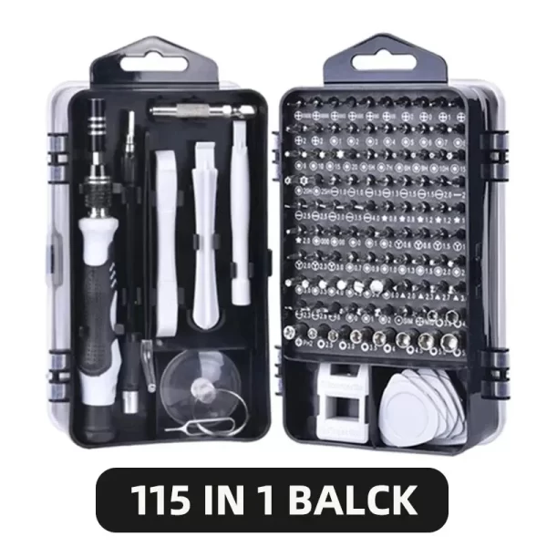 115/117 in 1 Precision Screwdriver Set Magnetic Hex Screw Driver Bits - Image 7