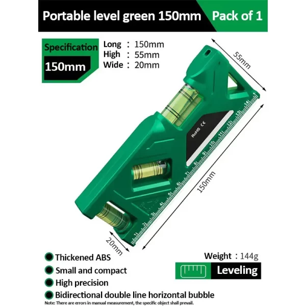 Mini Level Gauge High-precision Horizontal Vertical - Image 11