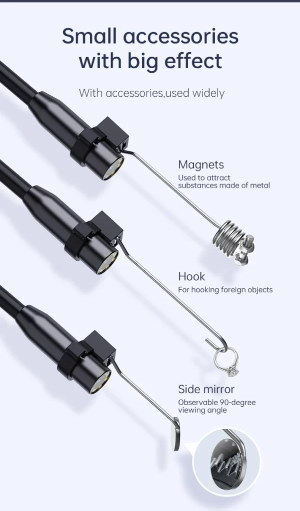 Industrial Endoscope Camera 8mm HD1080P 4.3inch IPS Screen - Image 21