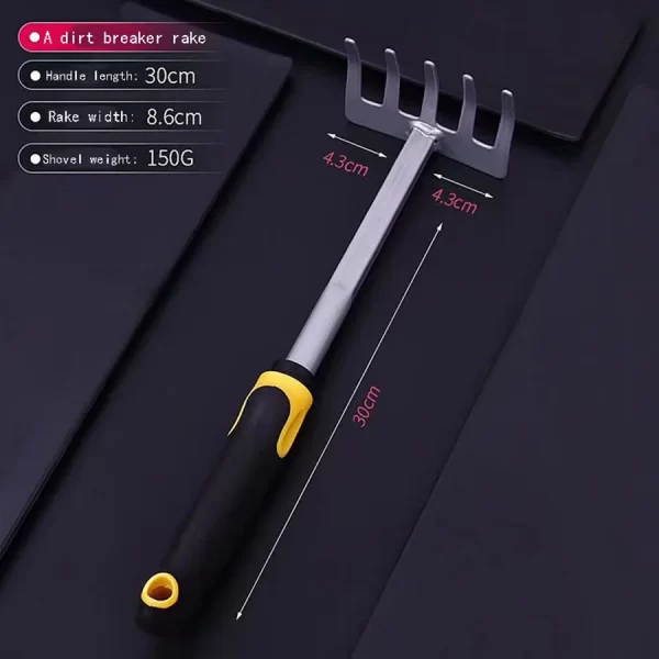 Gardening 4-piece Outdoor Digging And Weeding Tools - Image 13