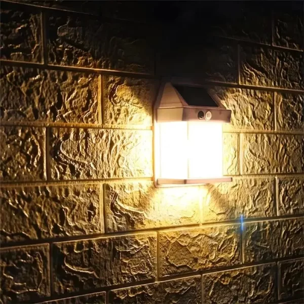 Solar Tungsten Night Lamp Intelligent Motion Sensor Wall Lamp 3 Lighting Modes Waterproof Courtyard Garden Decoration Lantern - Image 12