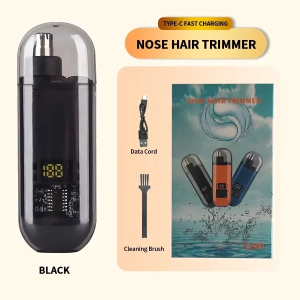 2 In 1 Electric Portable Ear And Nose Hair Trimmer Clipper - Image 8