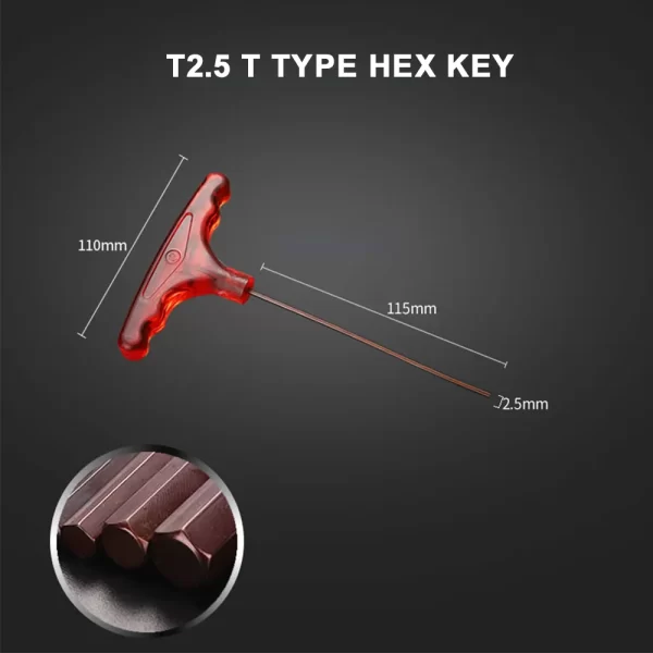 T-type Allen Wrench Mills S2 Steel Allen Wrench Set M4 Allen Wrench M6 T-type Allen Wrench - Image 10