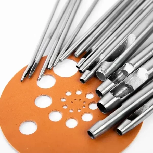 WUTA 5-15 Pcs Kit Hollow Punch Set Round Hole Punch Tool - Image 4