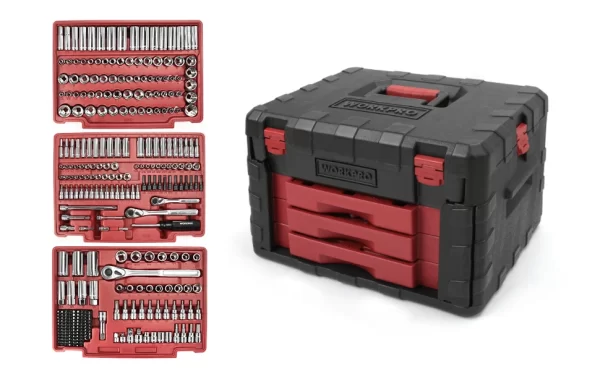 WORKPRO 449pcs Socket Set Repair Tool Set - Image 6