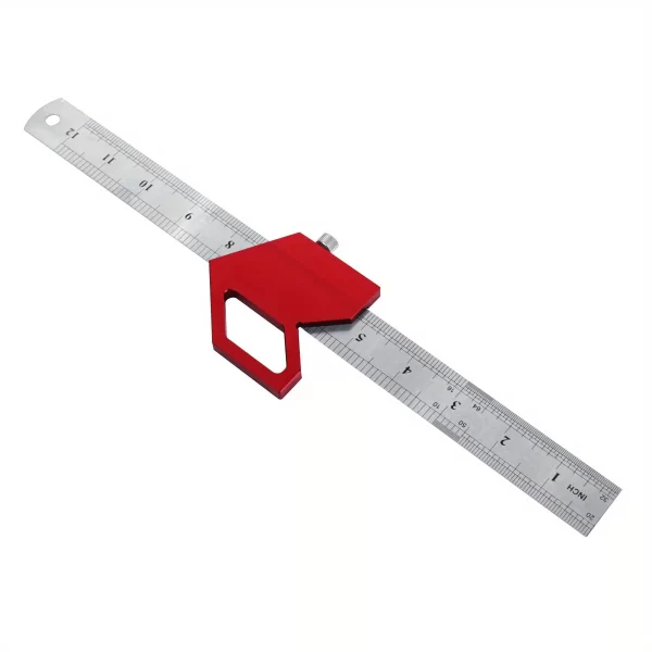 Woodworking Steel Ruler Positioning Block,Center Finder 45/60/90 - Image 16