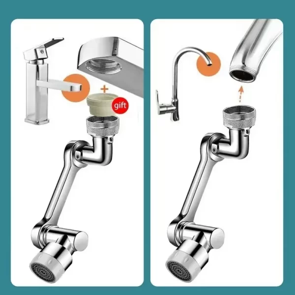 Universal Rotation Extender Faucet Aerator - Image 15