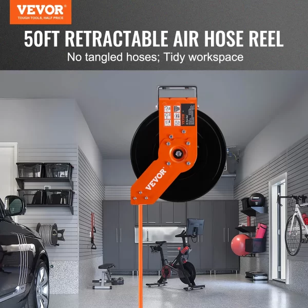 VEVOR Retractable Air Hose Reel 50 FT - Image 2