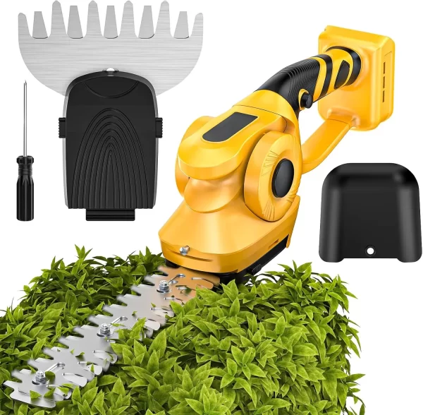2 in 1 Cordless Electric Handheld Hedge Trimmer Hedge Trimmer for Dewalt 20V Battery - Image 10