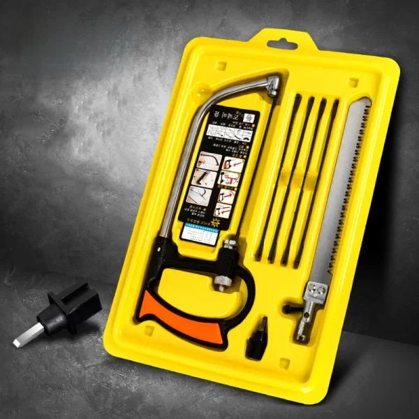 7in1  Steel Saw Metal Wood Glass Saw Kit 6 Blades Woodworking Metalworking - Image 7