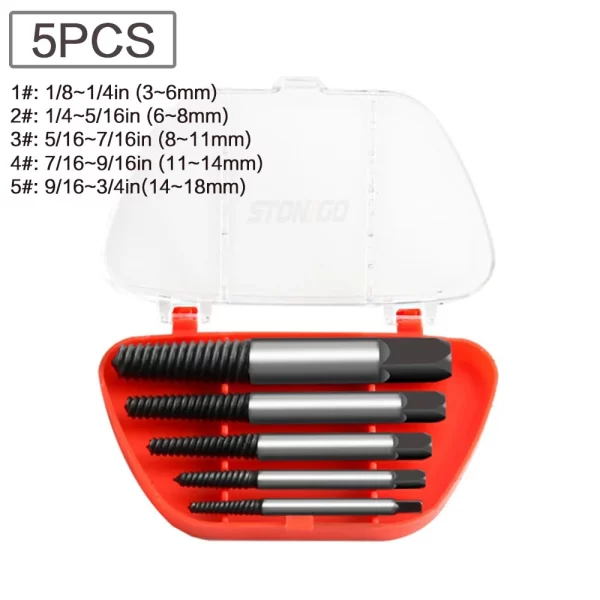 STONEGO 5PCS/6PCS Broken Damaged Screwdriver Extractor - Image 5