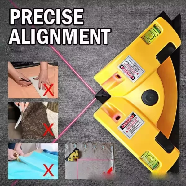 90 Degree Triangle Laser Level Tile Laying Tool - Image 3
