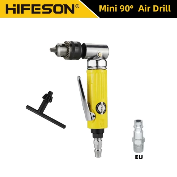 HIFESON 3/8 Elbow Air Drill Right Angle 90 ° Air Drill